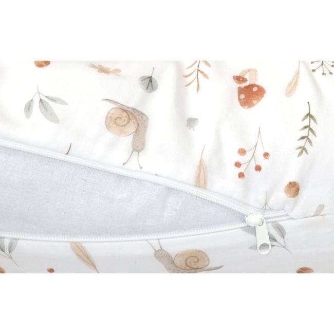 Perna Pentru Gravide Si Alaptare, Husa Detasabila Din Bumbac 100% Si Umplutura Antialergica Babysoft  , Comori Din Natura, Amy Pjb84273