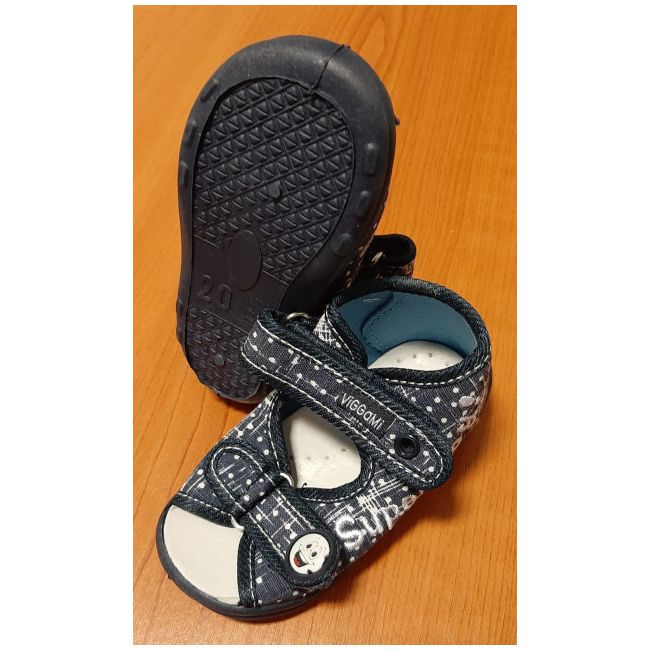 Sandalute pentru baietei din blugi - Super Boy2 VIG130