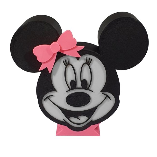 Lampa De Veghe Personalizata Minnie - Cu Baterii 3 X Aaa - Asc-lv-min
