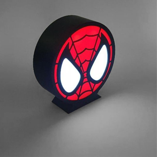Lampa De Veghe Personalizata Spiderman Pe Baterii 3 X Aaa - Asc-lv-spider