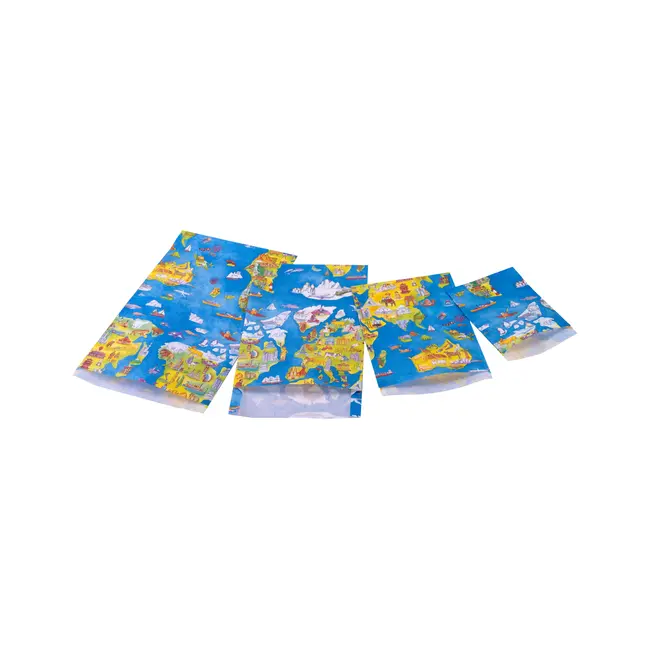 Punga cadou din hartie - Harta Lumii (XL-  27 x 42cm) TSG4115