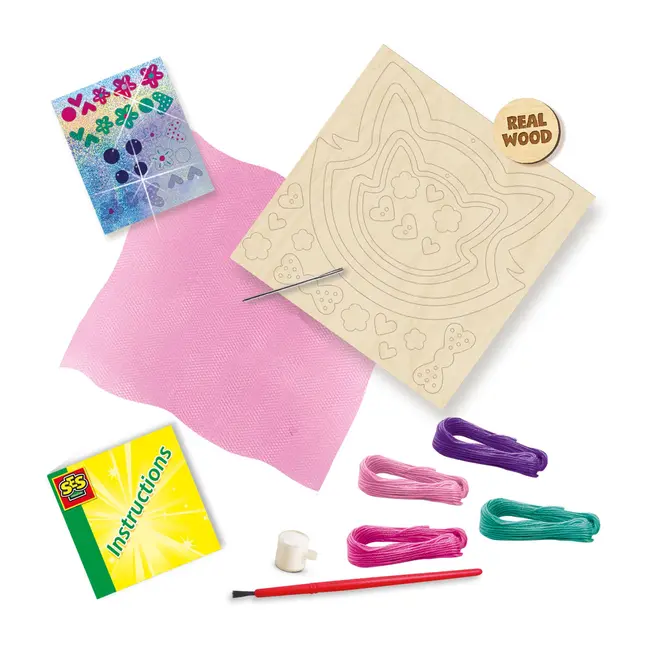 Set creativ - Broderie pe tul TSG14135