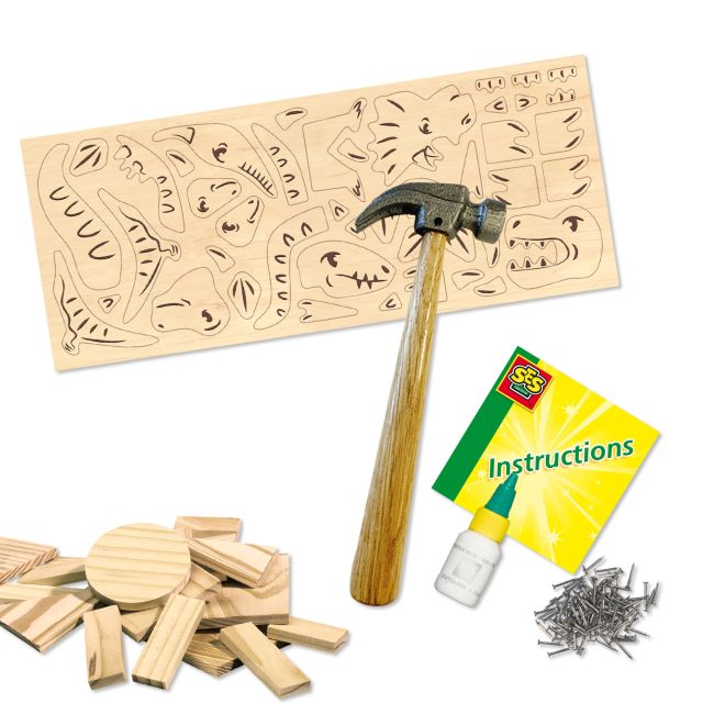 Set creativ - Dinozauri din lemn TSG00942