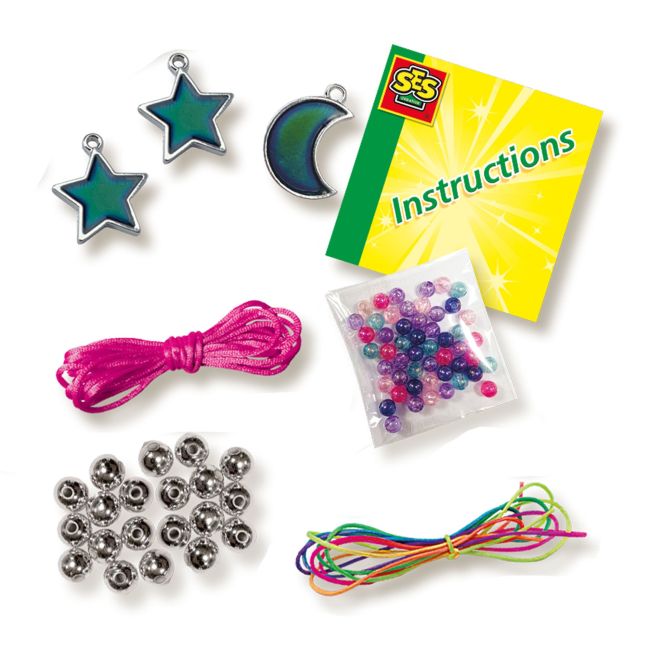 Set creativ copii - Bijuterii cu margele cu tematica galaxie TSG14763