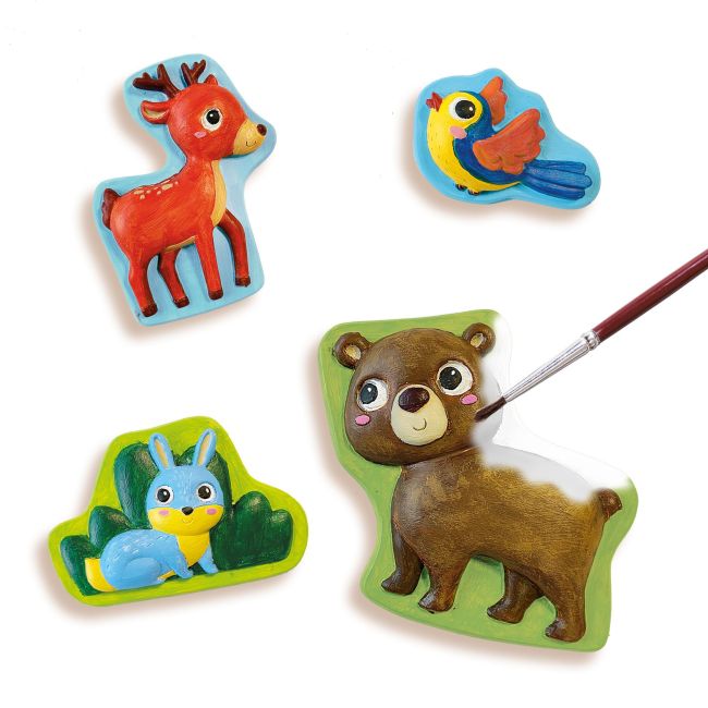 Set creativ mulaj si pictura - Animale din padure TSG01134