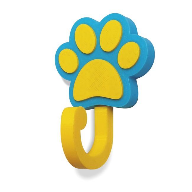 Agatatoare/cuier Paw Blue - Asc-3d-cuier-paw