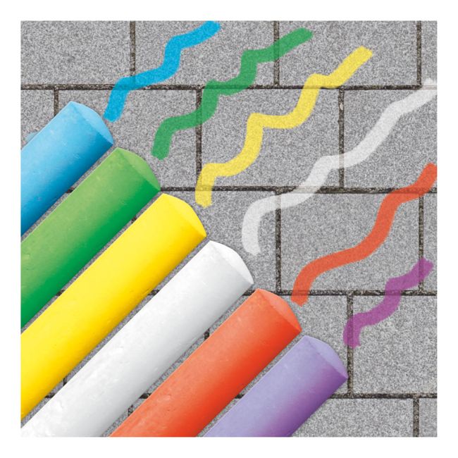 Creta colorata pentru exterior 6 bucati TSG02206