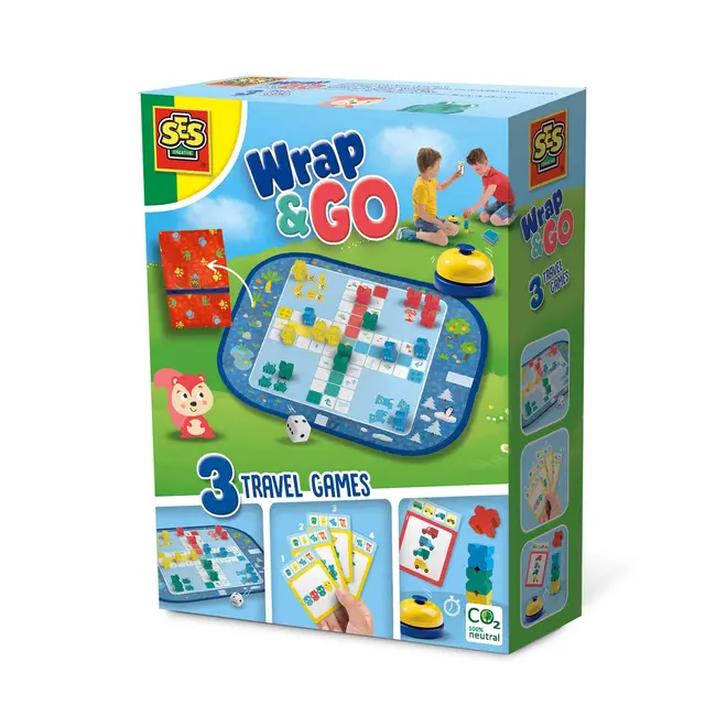 Joc de calatorie Wrap &amp; Go - Ludo - Quartet - Blocuri de viteza TSG02236