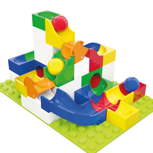 Jucarie Marble Run extensie de schimbat directia Hubelino (43 piese) TSG420497