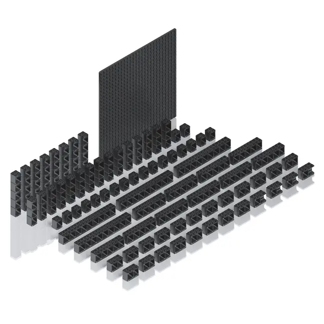 Jucarie Piese de constructie Set M Hubelino (78 piese) TSG440013
