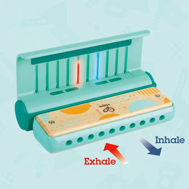 Jucarie din lemn - Instrument Harmonica electrica (muzicuta) TSGE0623A