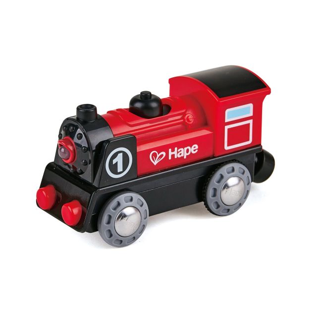 Jucarie din lemn - Locomotiva cu baterii TSGE3703A