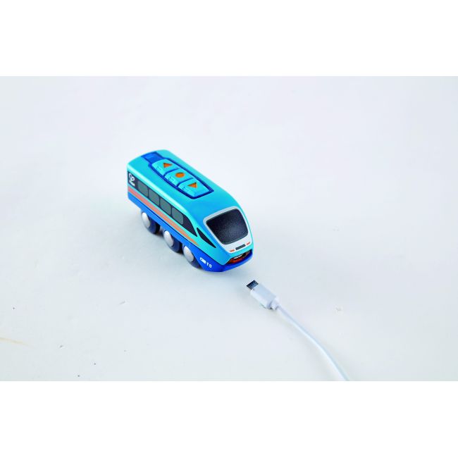 Jucarie din lemn - Tren cu telecomanda TSGE3726A