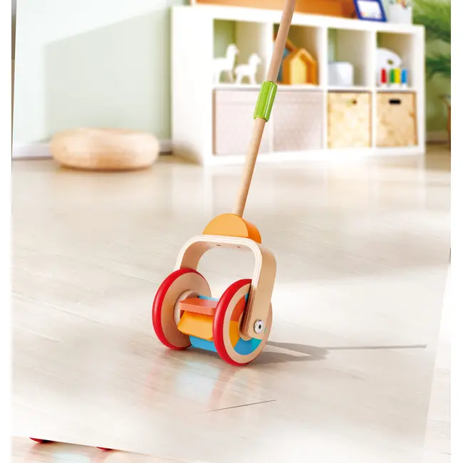 Jucarie din lemn de impins - Curcubeu TSGE0344B