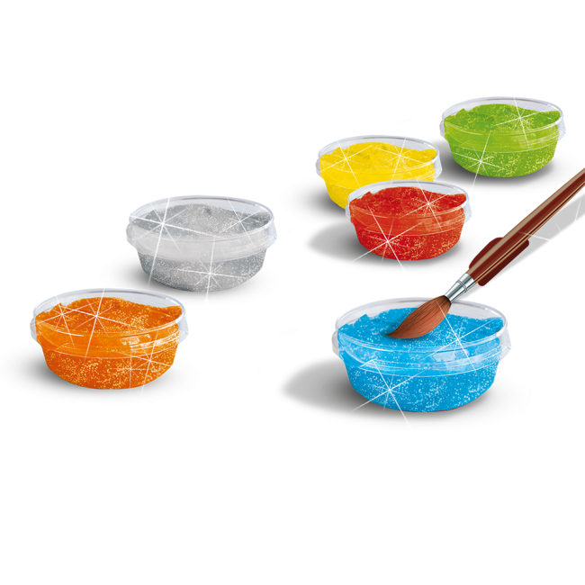 Set acuarele pasta glitter (guasa) TSG00363