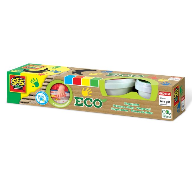 Set acuarele pentru degete 4 culori ECO TSG24926
