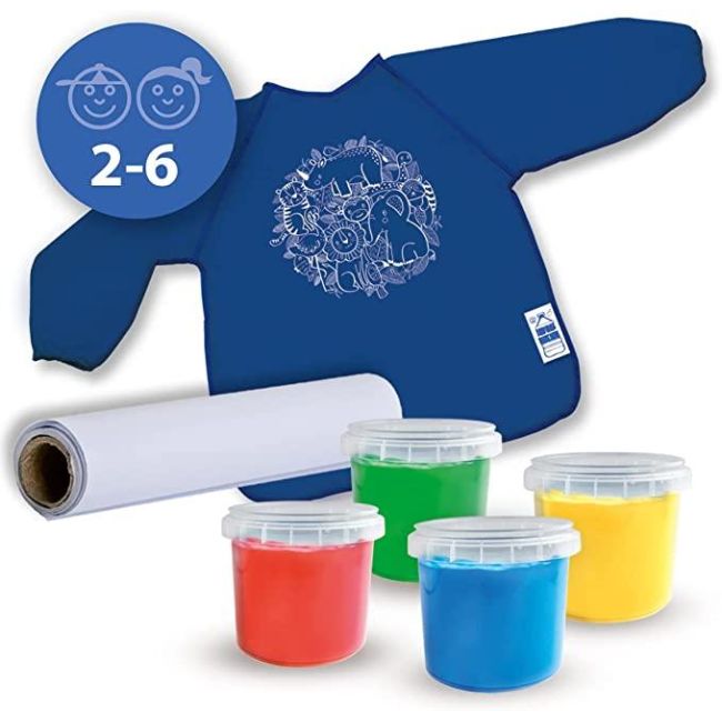 Set acuarele pentru degetele ECO si sort pentru copii TSG24924