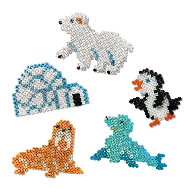 Set copii - Margele de calcat cu Animale polare TSG06203