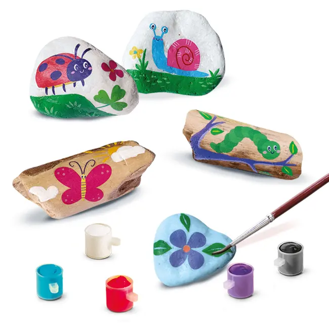 Set creativ - Decoreaza pietre si lemn cu tematica din natura TSG14032
