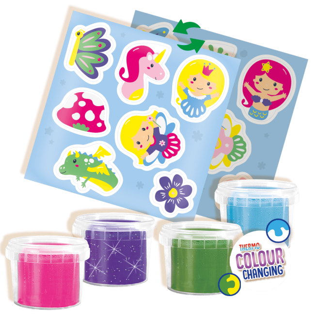Set creativ - Plastilina care-si schimba culoarea, Basme TSG00414
