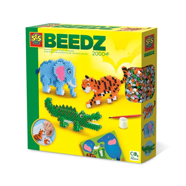Set creativ Beedz - Margele de calcat Animale din Safari TSG06260