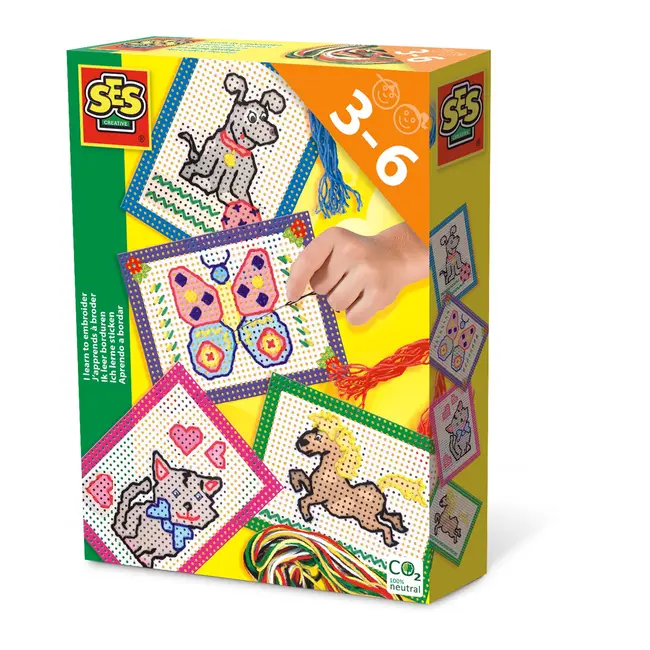 Set creativ copii - Invat broderie TSG14838