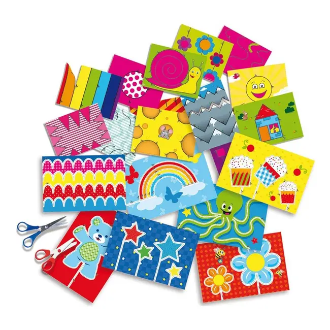 Set creativ copii - Invat sa folosesc foarfeca XXL TSG14828