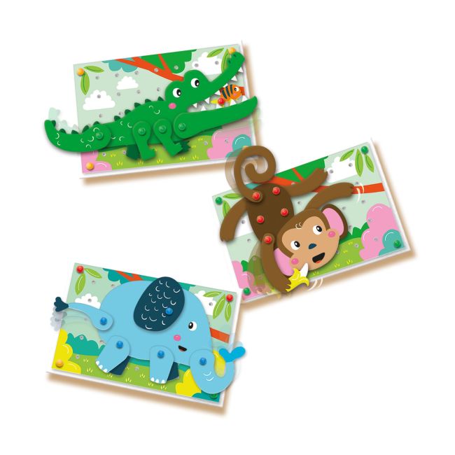 Set creativ mozaic - Puzzle-uri cu animale TSG14890