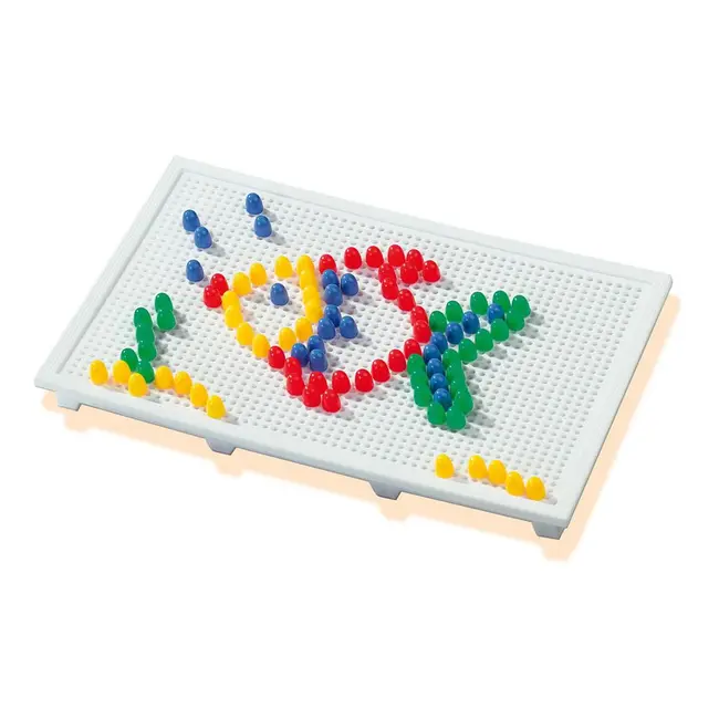 Set creativ mozaic - Tabla de jucarie mozaic cu pini colorati TSG14848