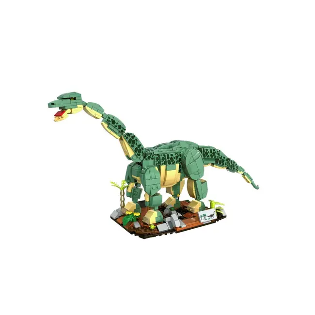 Dinozaur de jucarie - Set constructie Brontozaur (611 piese) TSGOB-WS0447