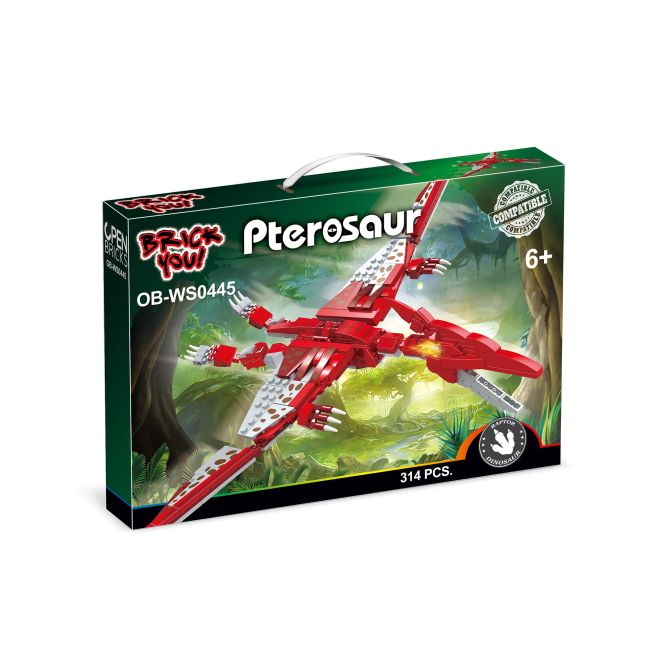 Dinozaur de jucarie - Seturi de constructie - Pterozaur (314 piese) TSGOB-WS0445