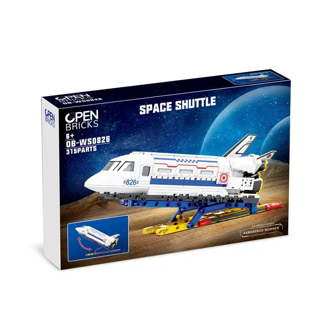 Jucarie - Seturi de constructie - Naveta spatiala (315 piese) TSGOB-WS0826