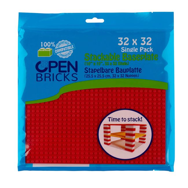 Jucarie - Seturi de constructie - Placa rosie 32x32 TSGOB-P32RD1
