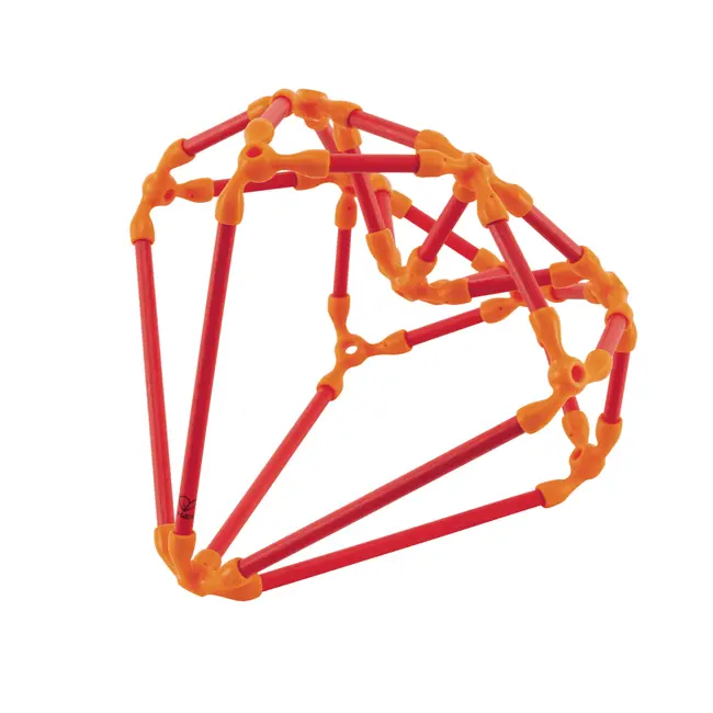 Jucarie din bambus Flexistix - Kit creativ (66 piese) TSGE5567A