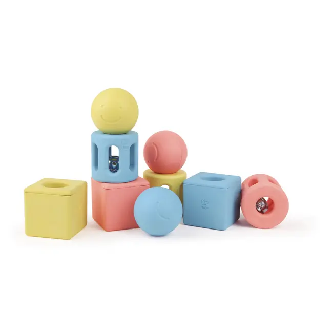 Jucarie din orez - Zdranganitoare trio cu forme geometrice TSGE0456A