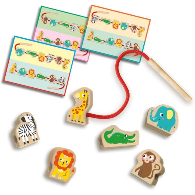 My first - Set de insirat animale din lemn TSG14487