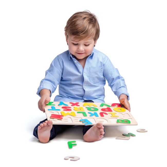 Puzzle din lemn - Alfabet TSG90068
