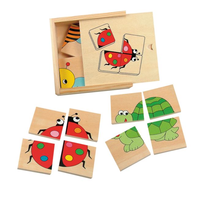 Puzzle din lemn - Imagini din 4 piese TSG90328