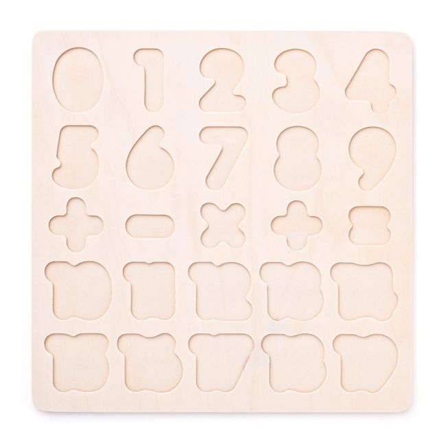 Puzzle din lemn - Matematica, numere TSG90069