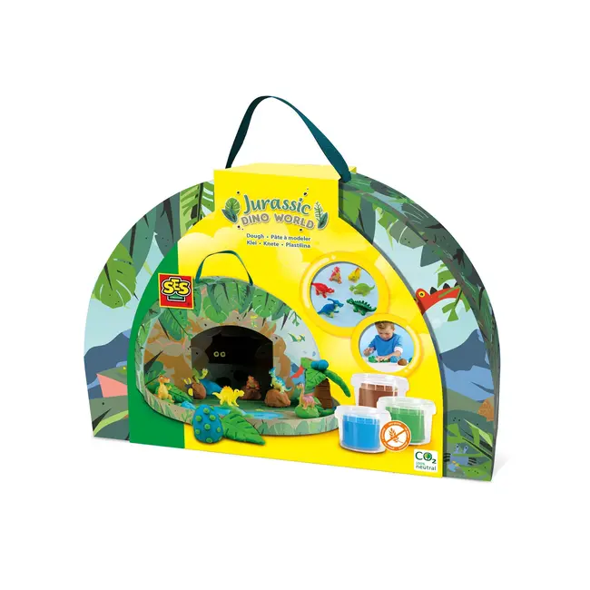 Set creativ - Lumea dinozaurilor din plastilina (geanta tematica) TSG00427