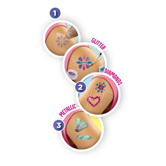 Set creativ - Tatuaje pentru copii de lux 3 in 1 TSG14155