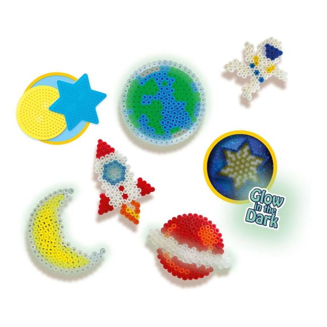 Set creativ copii - Astronomie cu Margele de calcat luminoase TSG06302