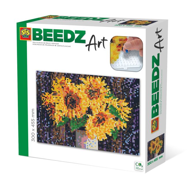 Set margele de calcat Beedz Art - Floarea soarelui TSG06003