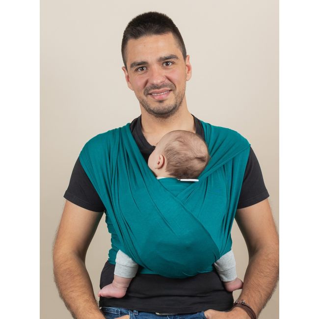 Wrap elastic isara teal green