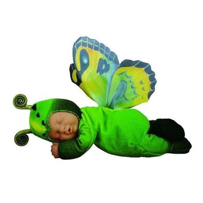Papusa Anne Geddes - Fluture verde - NCR572114