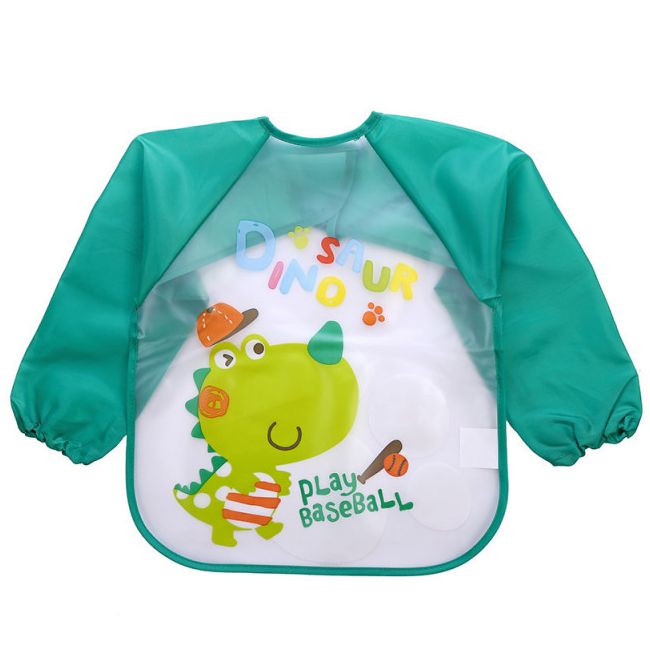 Baveta impermeabila cu manecute lungi - Dinosaur AD-BV-4-C1