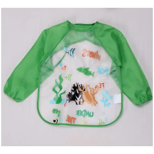 Baveta impermeabila cu manecute lungi - Under the sea AL-BV-26