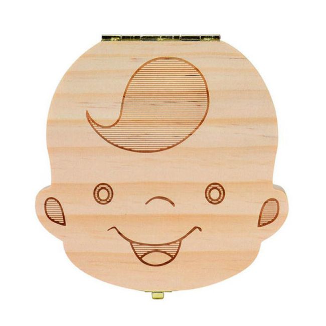 Cutiuta pentru primii dintisori si suvita de par pentru baietei MBRY01