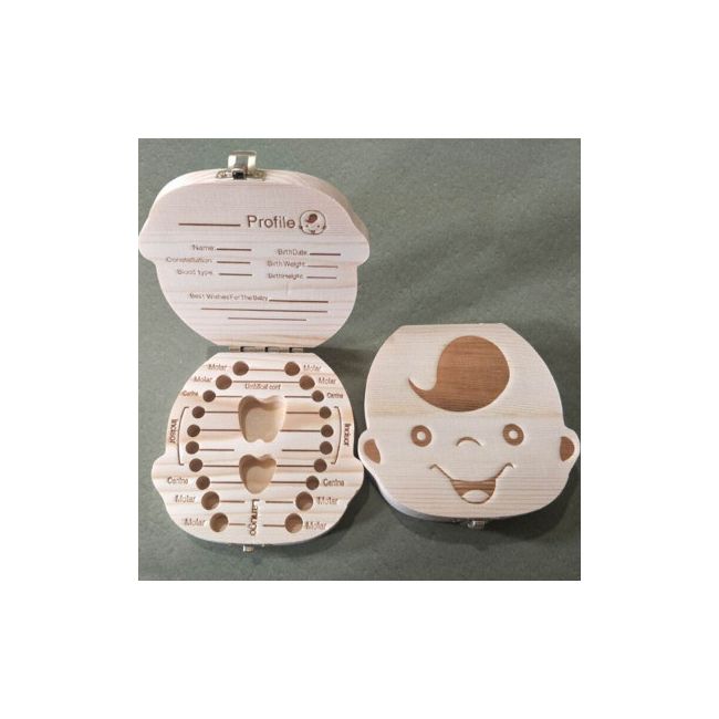 Cutiuta pentru primii dintisori si suvita de par pentru baietei MBRY01
