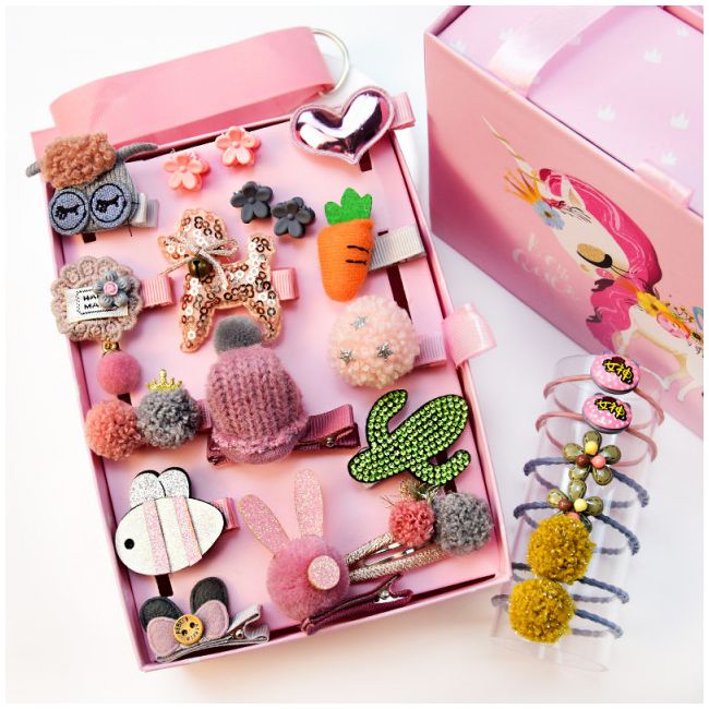 Set de 24 accesorii pentru par - Model E AL-EL-E